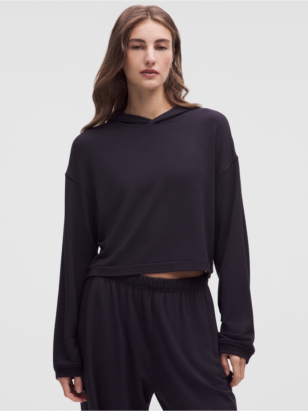 Lululemon BeCalm Cropped Hoodie